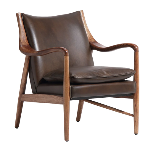 Stamford Leather Recliner Chair - Aged Brown – Greenslades Furniture