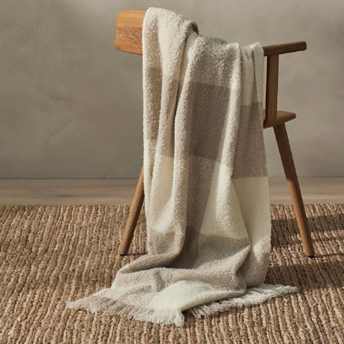 Moncrief 100% NZ Wool Throw - Olive – Greenslades Furniture