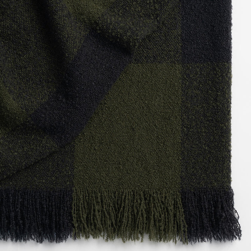 Havelock NZ Wool Throw Olive Made in NZ Greenslades Furniture