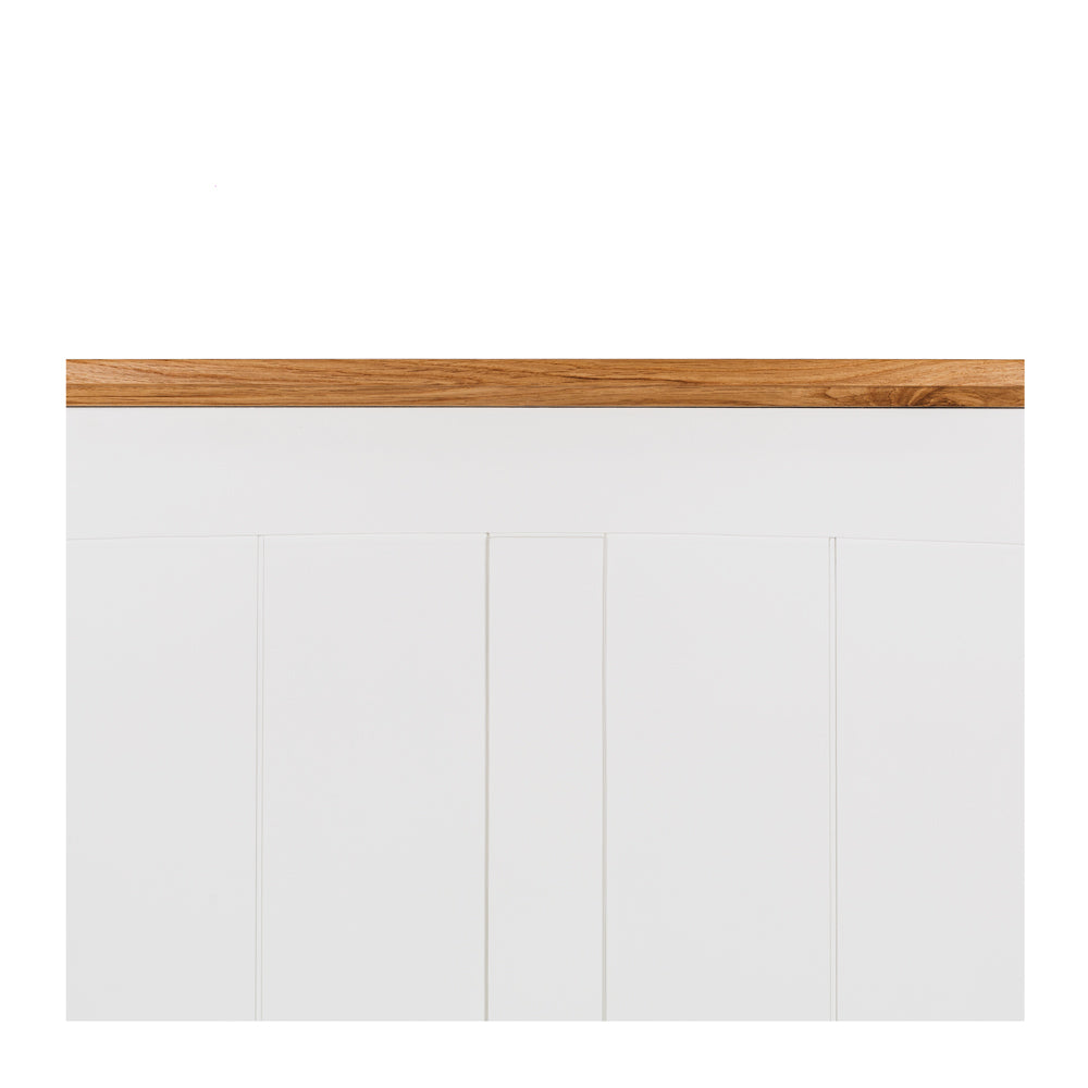 Hudson White Headboard - Queen