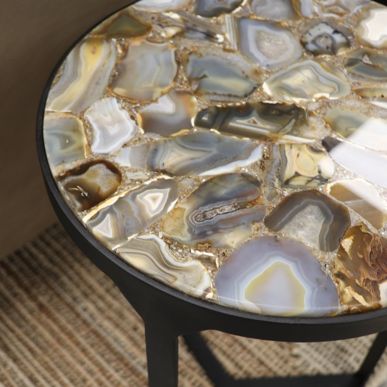 Visalia Agate Side Table