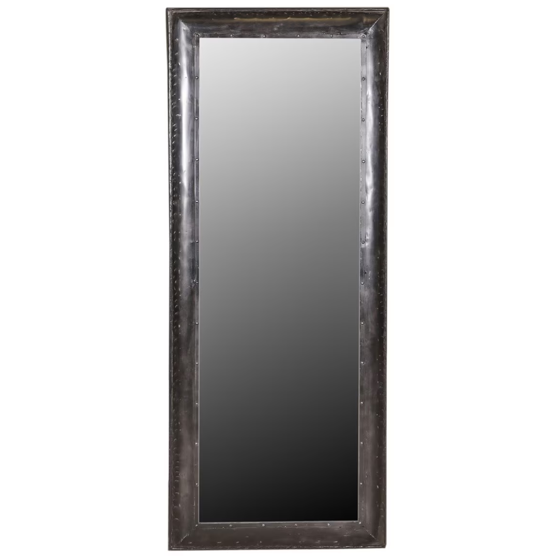 Aged Metal Leaner Mirror - 213cm