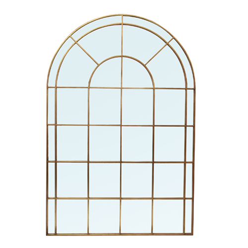 Ada Arch Leaner Mirror - Gold Finish