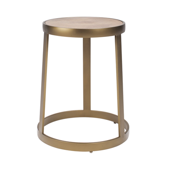 Aeros Brass Side Table