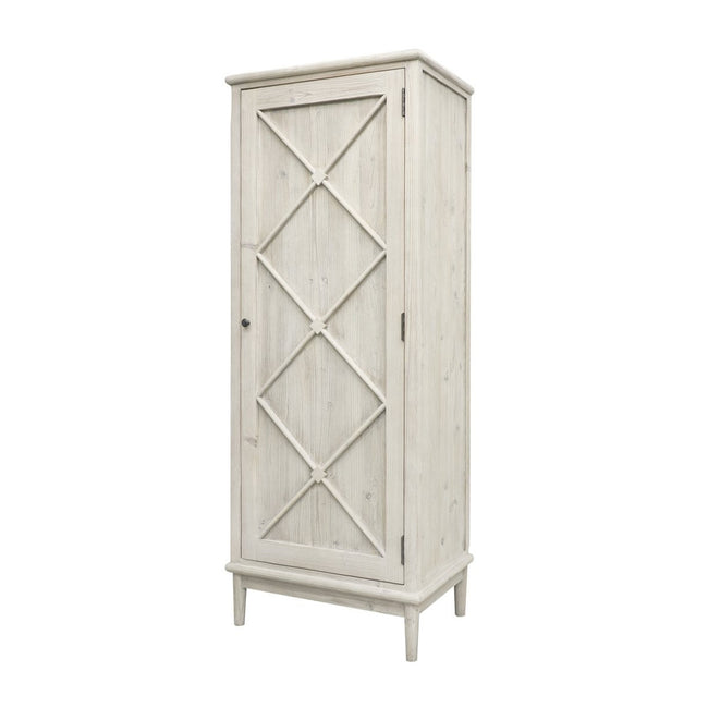 Allaston Tall Cupboard - Grey White