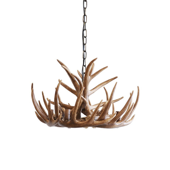 antler light pendant