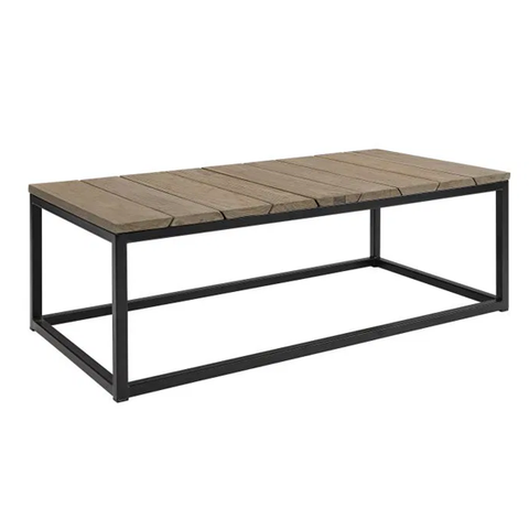 Concrete Outdoor Side Table - Black