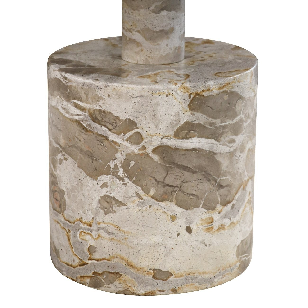 Badesi Marble Side Table - Beige