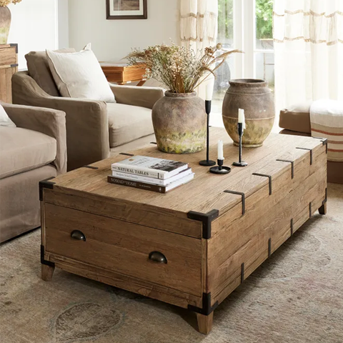 Black Drum Coffee Tables - Set of 2