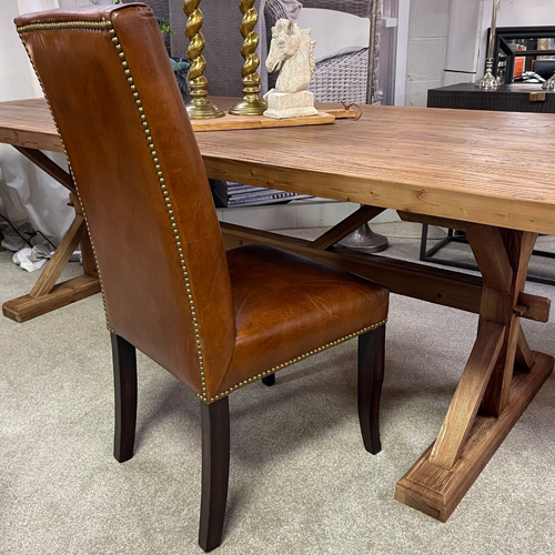 Belmont Dining Chair - Aged Brown