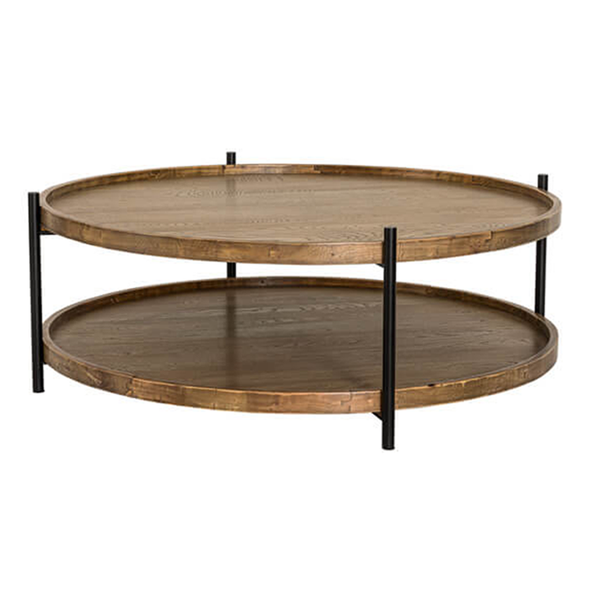 Blake Round Coffee Table - Natural - 120cm