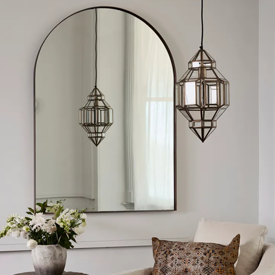 Bouvier Mantel Arch Mirror - Copper Finish