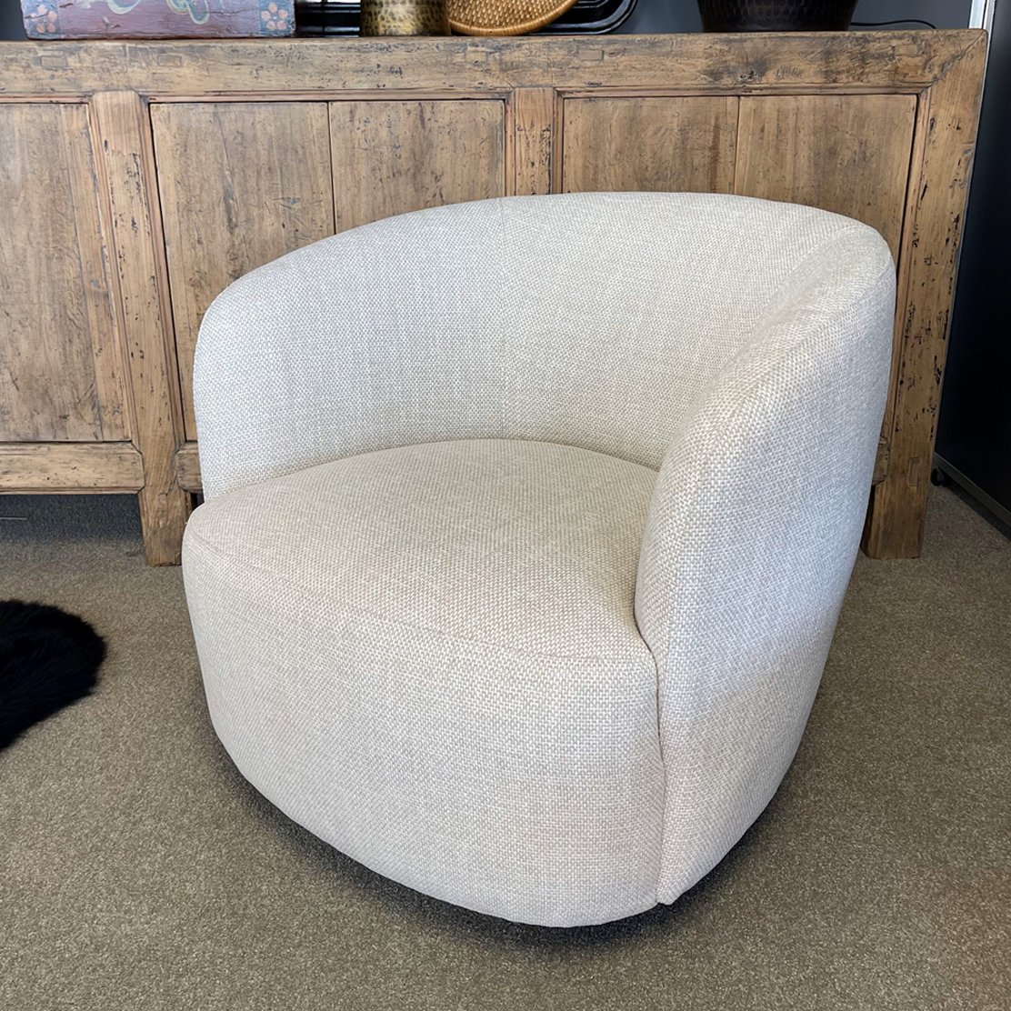 Bowie Swivel Chair - Natural