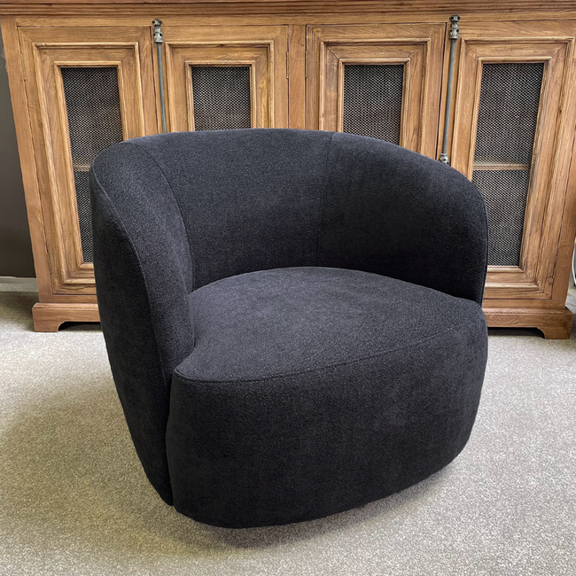 Bowie Swivel Chair - Black