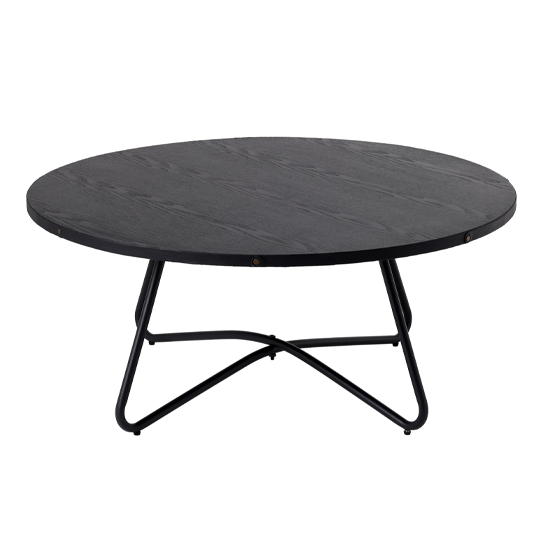 Caprice Round Coffee Table - Black