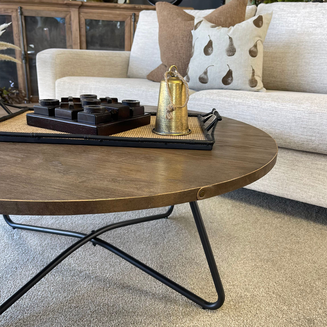 Caprice Round Coffee Table - Dark