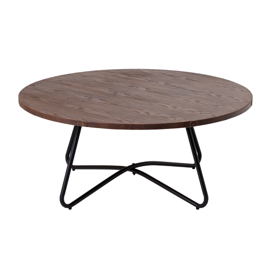 Caprice Round Coffee Table - Walnut