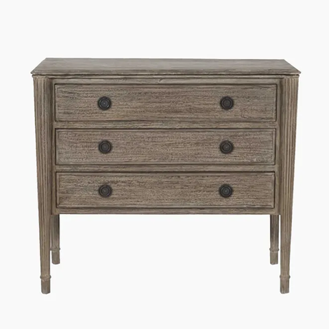 Havana Single Bedroom Drawers - Black