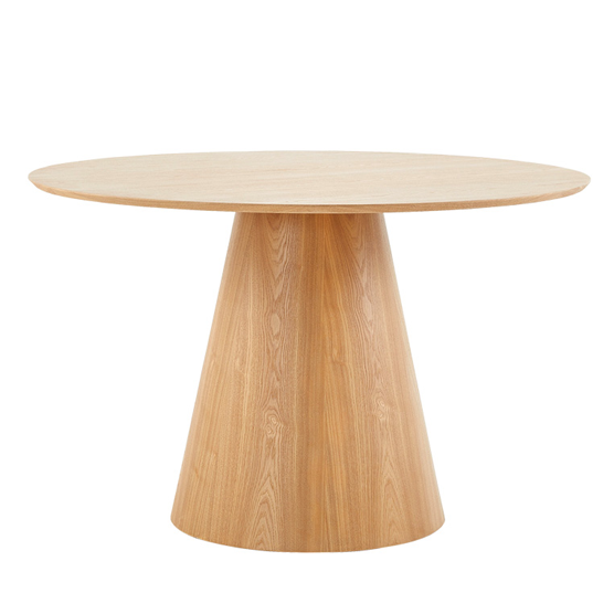 Carter Round Dining Table - 120cm - Natural