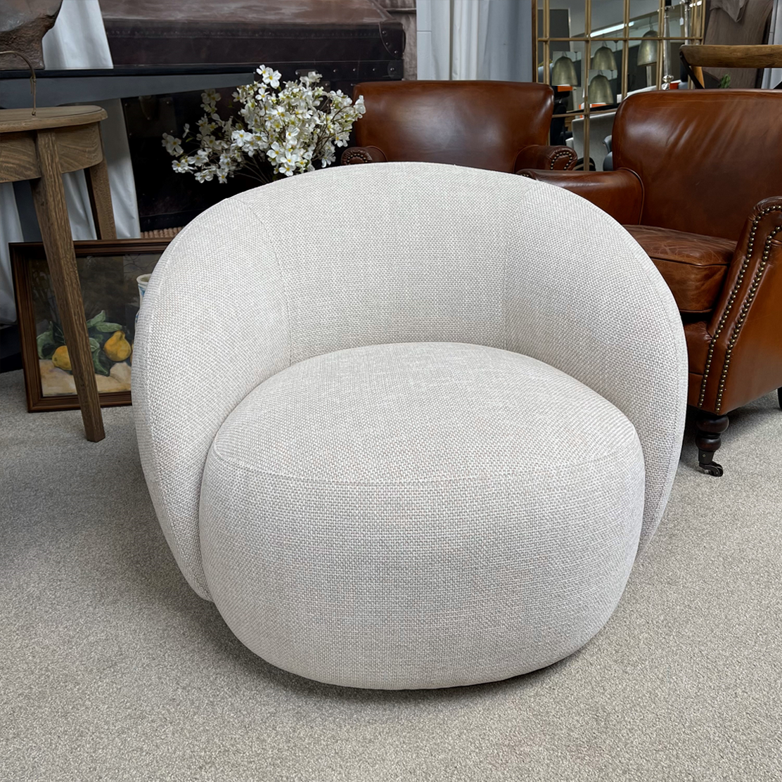 Carter Swivel Chair - Natural