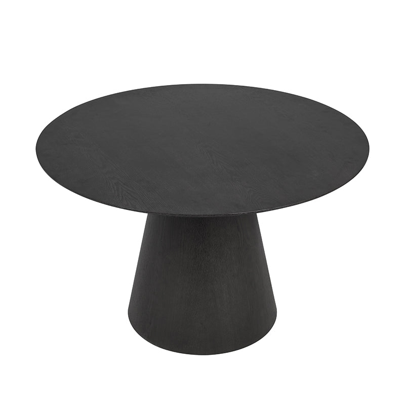 Carter Round Dining Table - 120cm - Black