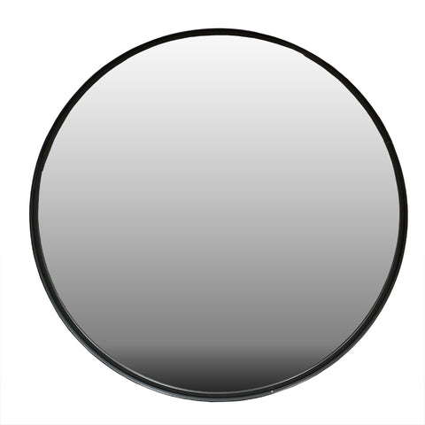 Bronze Finish Round Mirror - 79cm