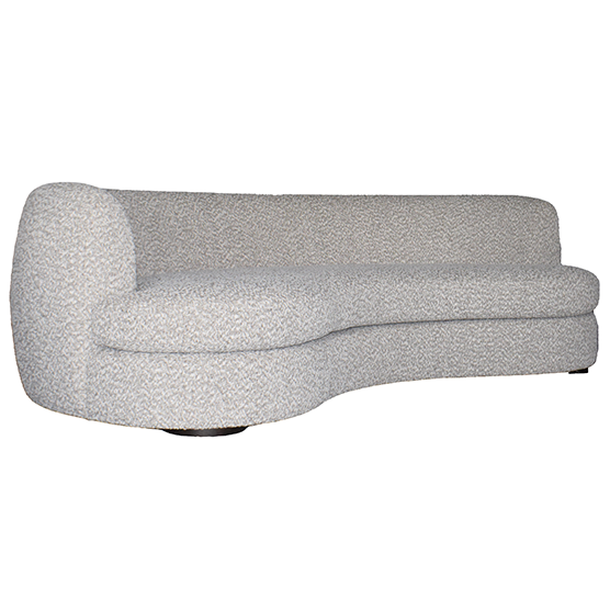 Drake Curve Sofa - Natural