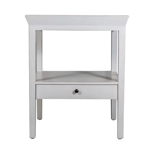 San Diego White Side Table