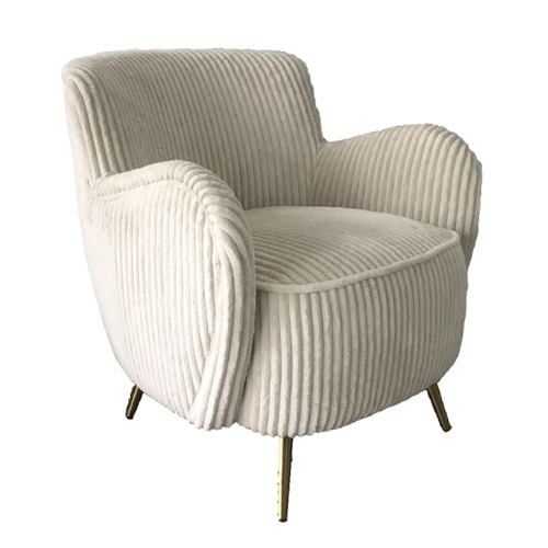 Deco Corduroy Armchair