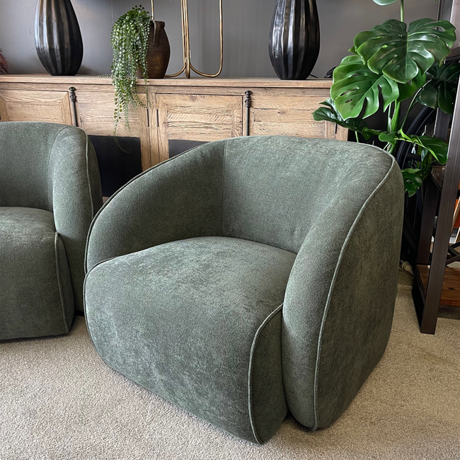 Delta Swivel Chair - Moss