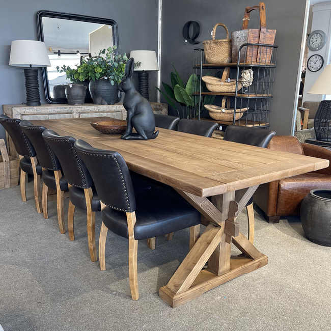 Essex Oak Dining Table - 280cm