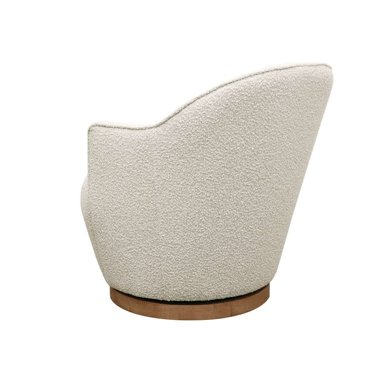 Fabian Swivel Chair - Cream Boucle