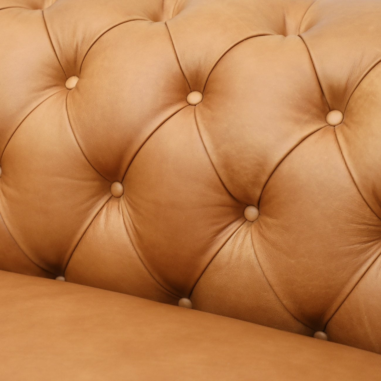 Giorgio X-Large 4 Seater Chesterfield Sofa - Camel