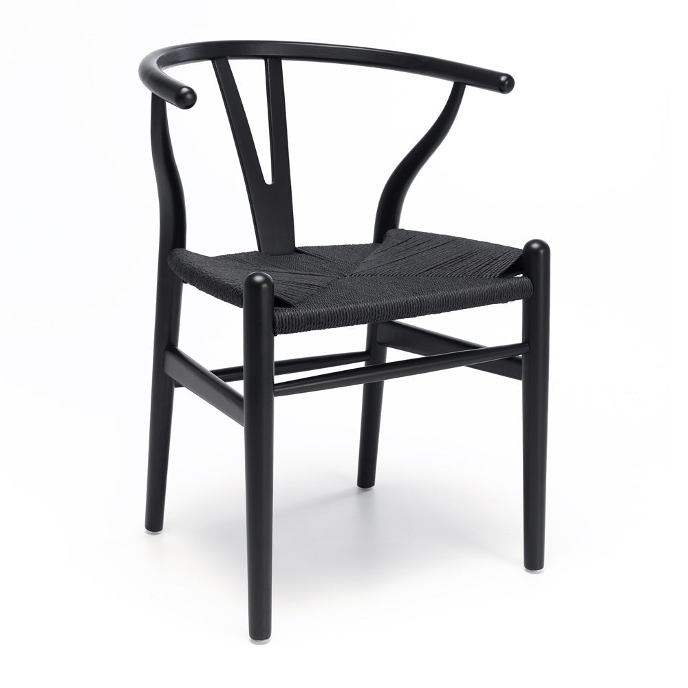 Wishbone Dining Chair - Black