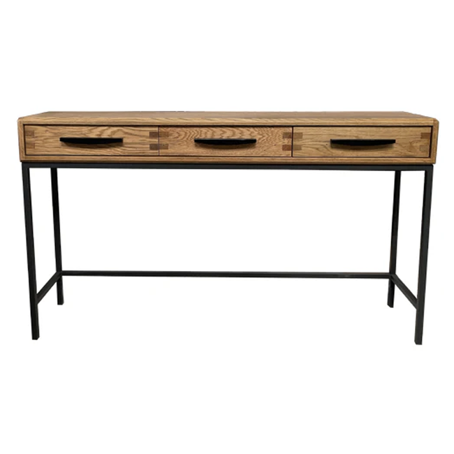 Hartley Console - 3 Drawer - Oak