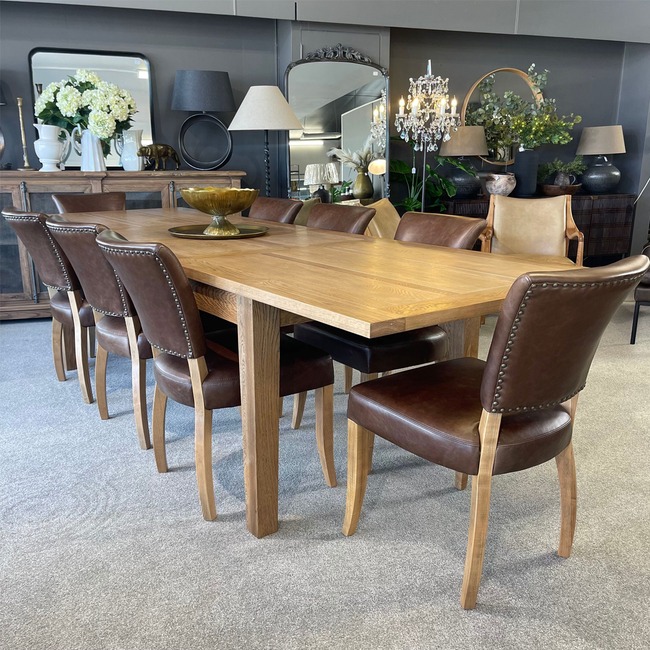 Hartley Extension Dining Table - 2.1m - 2.6m - 3.1m