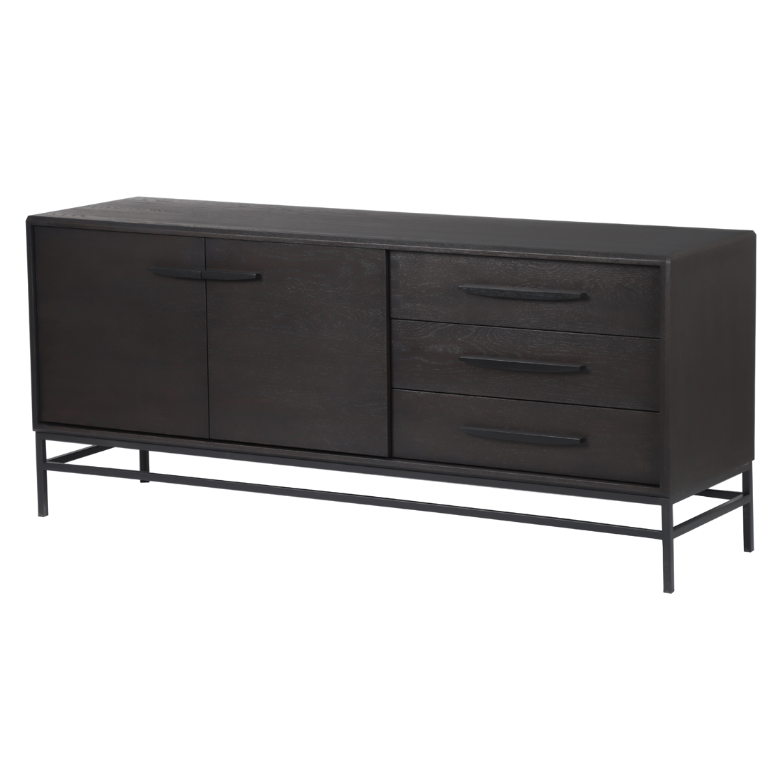 Hartley Sideboard - Black Oak