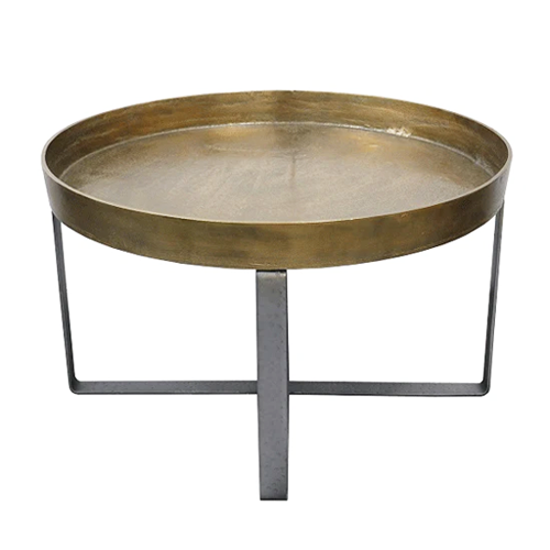 Manhattan Coffee Table - Antique Gold