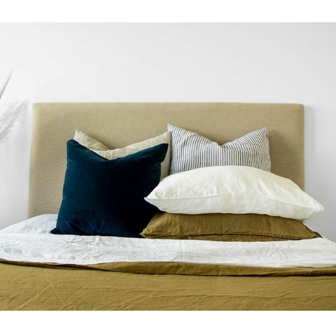 Atlanta Natural Slipcover Headboard - Queen