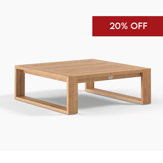 Devon Milford Square  Outdoor Coffee Table