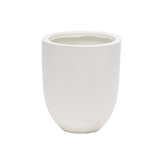 Mohaka White Outdoor Planter - Small