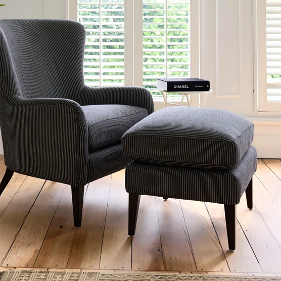 Nolan Armchair + Ottoman