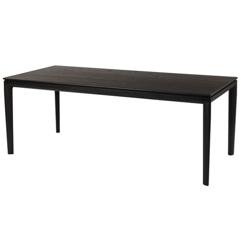 Byron Round Dining Table - Black - 1.5 Metre – Greenslades Furniture