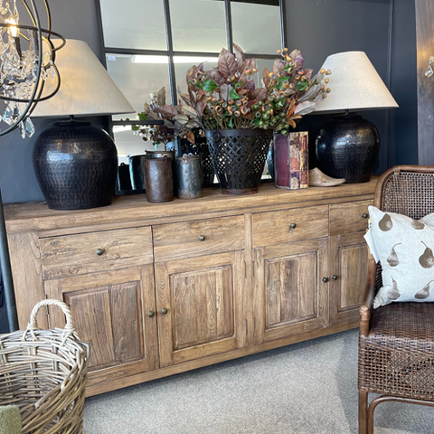 Stonyhurst Leather Sideboard