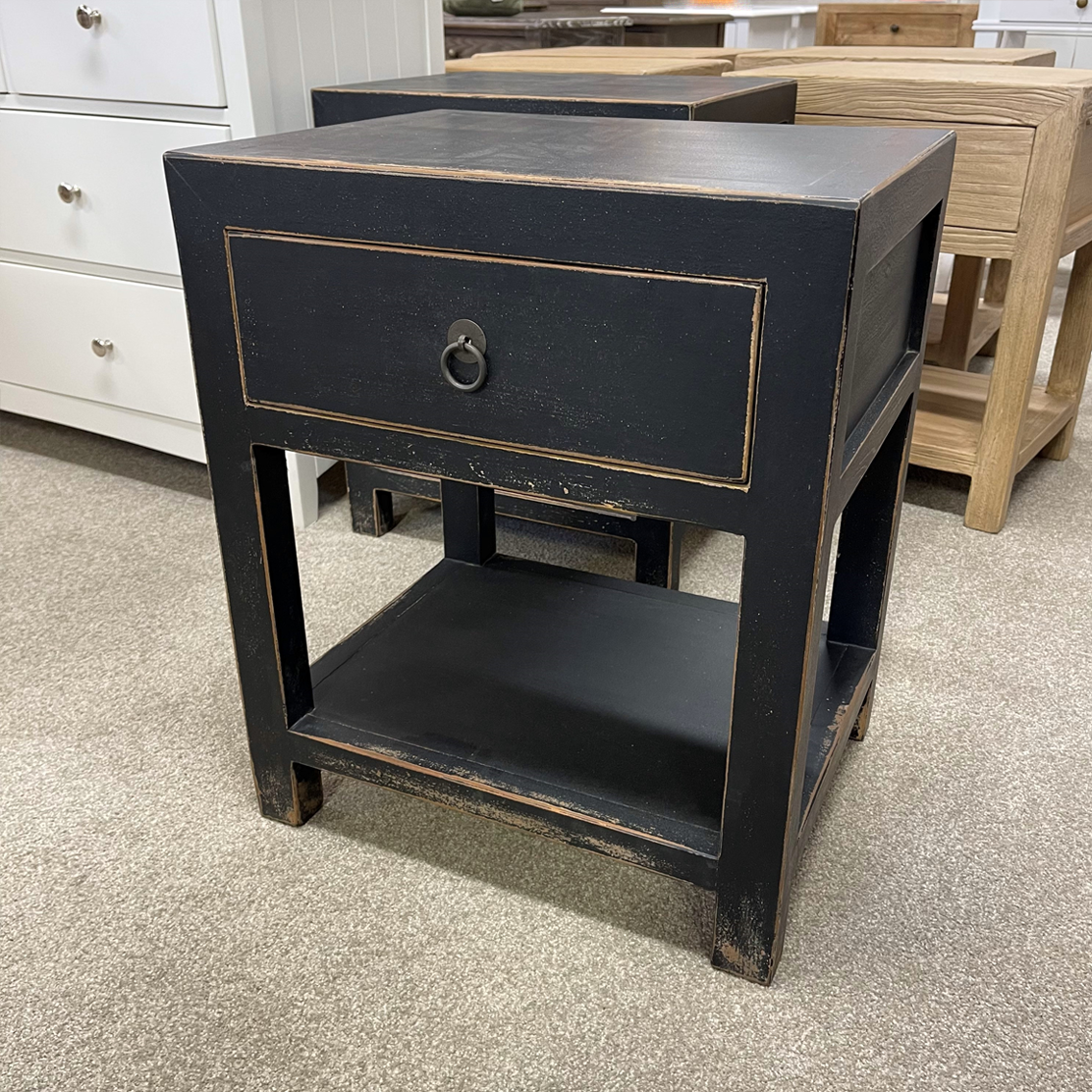 Oklahoma Bedside Table - Black