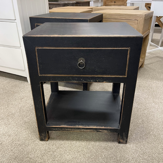 Oklahoma Bedside Table - Black