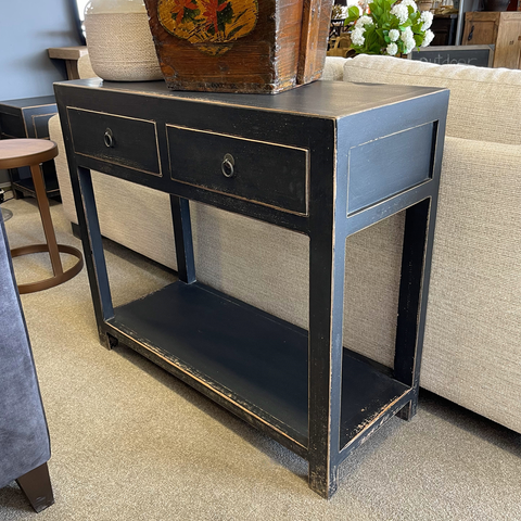 Hunter Console with Drawers – Black