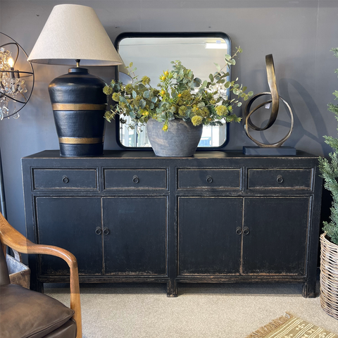 Bauhaus Sideboard - Black & Oak