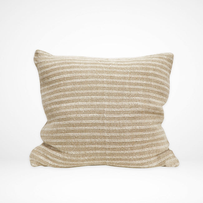 Palmer Cushion - Stone - Feather Inner