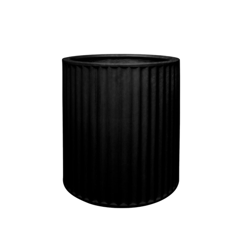 Waihou Black Outdoor Planter - Medium